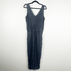 cloth & stone Washed Charcoal V-Neck Jumpsuit